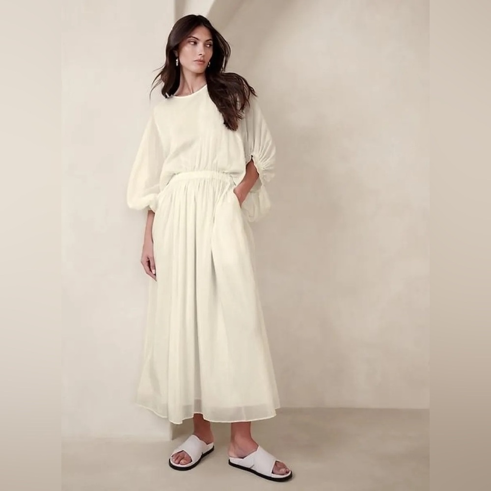 Eliana Cotton-Silk Dress